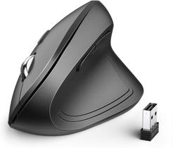 Mouse Ergonômico Vertical com DPI Ajustável 2400 - Confortável e Wireless