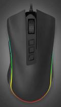 Mouse Gamer 12400 DPI RGB Preto Com Fio