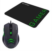 Mouse Gamer 3200dpi + Mouse Pad - Multilaser Mo273