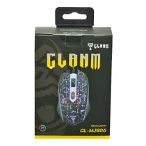 Mouse Gamer 4 Botões Design Crackeado LED Rainbow Emborrachado até 3600 DPI Clanm CLMJ806 Mouse Gamer 4 Botões Design Crackeado LED Rainbow Emborrachado até 3600 DPI Clanm CLMJ806
