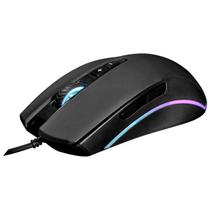 Mouse Gamer 7 Botões até 6400 DPI LED 7 modos RGB Running Design Ergonômico CL-MM046 Clanm
