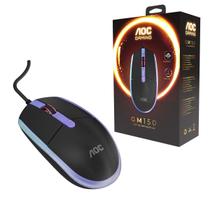 Mouse Gamer Aoc Usb Rgb Rainbow 2000dpi 4 Botões Gm150B Mouse Gamer Aoc Usb Rgb Rainbow 2000dpi 4 Botões Gm150B