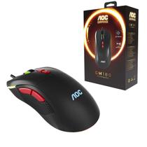 Mouse Gamer Aoc Usb Rgb Rainbow 7 Botões 7200Dpi Gm180B