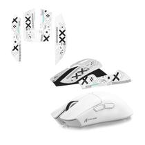 Mouse Gamer Attack Shark X11, White, 22000DPI, RGB, Tri-Mode