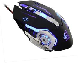 Mouse Gamer Aula S20 Usb Com Filtro Para Jogos 2400dpi Progamavel