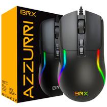 Mouse Gamer Azzuri BRX, 3600 DPI, RGB, Preto - MO-B035 Mouse Gamer Azzuri BRX, 3600 DPI, RGB, Preto - MO-B035