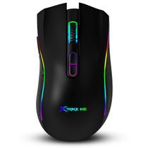 Mouse Gamer BK Preto USB com RGB 7200dpi Xtrike-ME GM-314