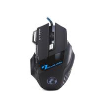 Mouse Gamer Black X7 Optico Usb 3200 DPI Com 7 Botões E Led