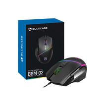 Mouse Gamer Bluecase Bgm-02 6400Dpi Rgb Macros Programáveis