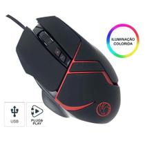 Mouse Gamer Bpc-m812 2400Dpi 7 Botões Preto Led Colorido - BrazilPc