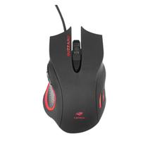 Mouse Gamer Buzzard 3200DPI C3Tech Preto com Iluminação - MG-110BK