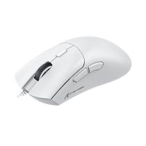 Mouse Gamer com Fio Attack Shark R1 Ultraleve e design Ergonômico, 12.800 DPI, 6 Botões - Branco