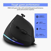 Mouse gamer com fio ergonômico 10000 DPI com luzes coloridas de RGB para pc laptop Mouses