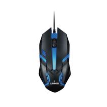 Mouse Gamer Com Fio Lehmox Led Rgb Design Ergonômico 1,35m 1200 De Dpi Usb Alta Qualidade