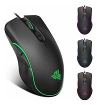 Mouse Gamer com Fio Usb Iluminação Led Rgb 4800 DPI KNUP KPMU008