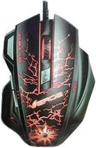 Mouse Gamer Com Led 7 Botões 3200 Dpi Cabo Revestido X7 Gaming Mouse