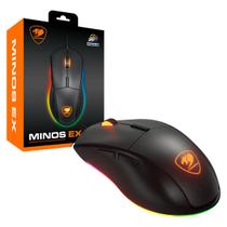 Mouse Gamer Cougar Minos EX, USB, RGB, 6400 DPI - 3MMEXWOMB.0001