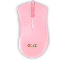 Mouse gamer dazz mizard 1200dpi usb 2.0 rosa cabo 1.8 metros