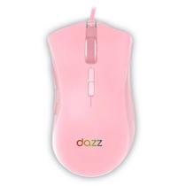 Mouse gamer dazz mizard rosa rgb 12000 dpi