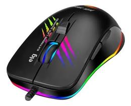 Mouse Gamer Death, Elg Preto