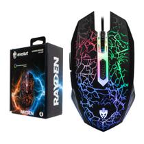 Mouse gamer eg104/rayden com fio evolut .