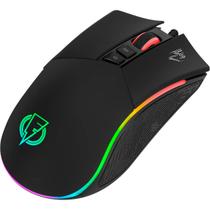 Mouse Gamer Elg Flakes Power Epic FLKM001 - com Fio - 4800DPI - 7 Botoes - Preto