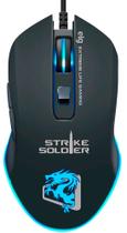 Mouse Gamer Elg Strike Soldier MGSS RGB Chroma 1000HZ/1MS 4800DPI - Preto