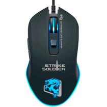 Mouse Gamer Elg Strike Soldier MGSS RGB Chroma 1000HZ/1MS 4800DPI - Preto