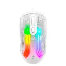 Mouse gamer evolut eg114 lumini transparente com fio 7200 dpi rainbow usb