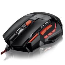 Mouse Gamer Fire Button 7 Botões 2400dpi 4 Velocidades USB Banhado Ouro Mo236 Multilaser