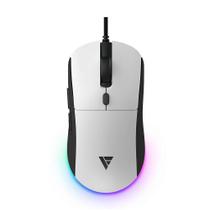 Mouse Gamer Force One Orion, USB, 20000 DPI, RGB, Branco/Preto