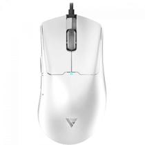 Mouse Gamer Force One Phantom White, USB, Sensor Paw 3395, 26000 DPI, 5 Botões
