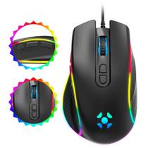 Mouse Gamer Fortrek Cruiser New Edition Led Rgb Rainbow 7 Botões Macro Até 12000 DPI Cabo 1,8m Têxtil Com Design Ergonômico Mouse Gamer Fortrek Cruiser New Edition Led Rgb Rainbow 7 Botões Macro Até 12000 DPI Cabo 1,8m Têxtil Com Design Ergonômico