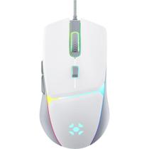 Mouse Gamer Fortrek Crusader RGB 12800DPI Branco