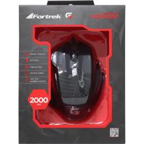 Mouse gamer fortrek spider venom om704 usb 2000dpi 7 botões