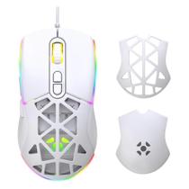 Mouse Gamer Fortrek Striker Branco RGB USB Com Fio 7313 Mouse Gamer Fortrek Striker Branco RGB USB Com Fio 7313