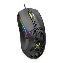 Mouse Gamer Fortrek Striker RGB 12800DPI 1000Hz Com Fio Preto Mouse Gamer Fortrek Striker RGB 12800DPI 1000Hz Com Fio Preto