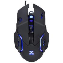 Mouse Gamer Galatica 2400 Dpi Led Azul Cabo Usb 1,8 Metros Trançado