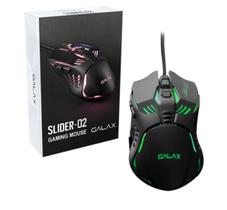 Mouse Gamer Galax Slider-02, 3200 Dpi, 7 Modos De Luzes, 6 Botões Mouse Gamer Galax Slider-02, 3200 Dpi, 7 Modos De Luzes, 6 Botões