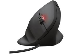 Mouse Gamer GXTrust 144 REXX, Design Vertical, RGB, 6 Botões, 10K DPI, USB, Preto - 22991