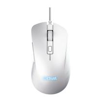 Mouse Gamer GXTrust 924W Ybar+, Iluminação RGB, 6 Botões, 25600 DPI, USB, Branco - 24891