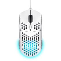 Mouse Gamer GXTrust 928W Helox Ultraleve, RGB, 6 Botões, 6400 DPI, USB, Branco - 25389