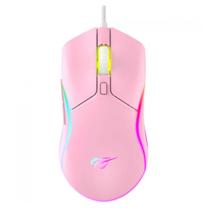 Mouse Gamer Havit MS1029 - 8000dpi - RGB - Rosa - HV-MS1029-PK Mouse Gamer Havit MS1029 - 8000dpi - RGB - Rosa - HV-MS1029-PK