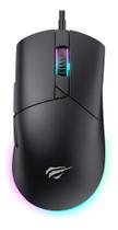 Mouse Gamer Havit Ms1038 8000 Dpi 7 Botões Rgb Preto