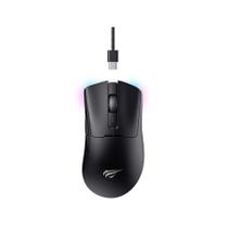 Mouse Gamer Havit MS966S, 10000DPI, Com fio (USB-C) + 2.4G (USB) + Bluetooth 5.2, 7 Botões Preto