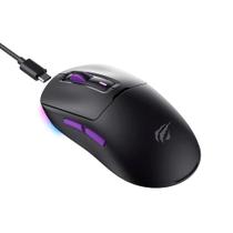 Mouse Gamer Havit MS969WB-VKS RGB Tri Mode Preto e Roxo Mouse Gamer Havit MS969WB-VKS RGB Tri Mode Preto e Roxo