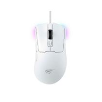 Mouse Gamer HAVIT Professional, 12000 DPI, 7 Botões, RGB, Branco - MS966 White