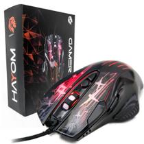 Mouse Gamer Hayom MU2905 8 Botões 2400 DPI Ergonômico Mouse Gamer Hayom MU2905 8 Botões 2400 DPI Ergonômico