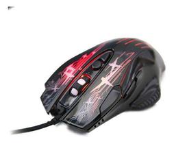 Mouse Gamer Hayom MU2905 DPI 8 Botões Preto com LED