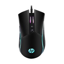 Mouse Gamer HP M220 com Iluminação RGB 4800 DPI 7 Botões USB - Preto
